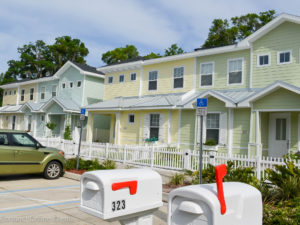 New townhomes that were recently built in downtown Safety Harbor.