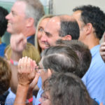 Safety Harbor Mayor Andy Steingold smiles after being acknowledged by former President Bill Clinton on Tuesday.