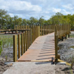 The boardwalk at the Waterfront Park is now open to the public.