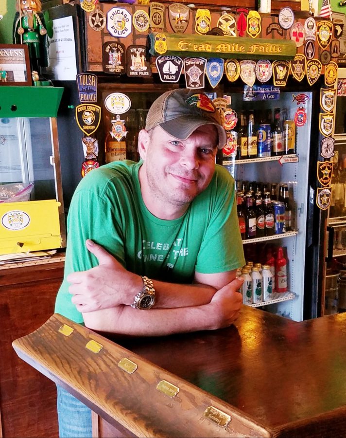 Dean Harkey, new owner, Nolan's Pub