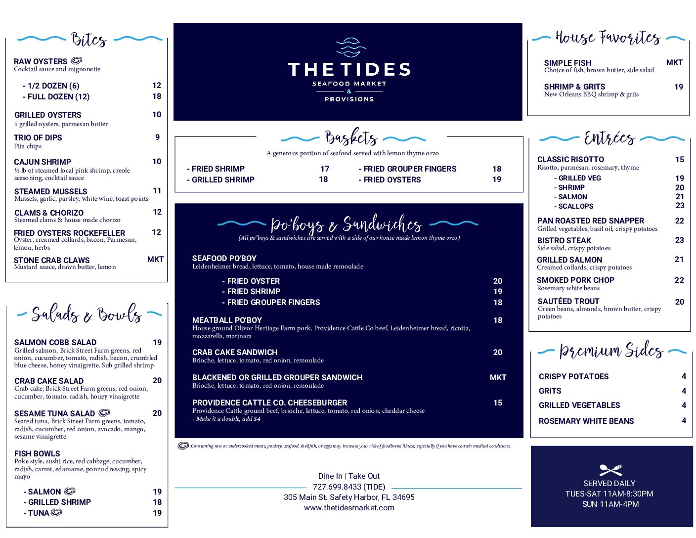 MenuforTidesofSafetyHarborMarket Safety Harbor Connect