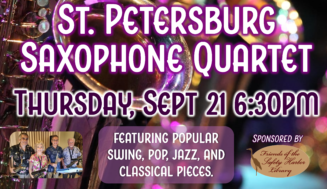St. Petersburg Saxophone Quartet to Perform at Safety Harbor Public Library